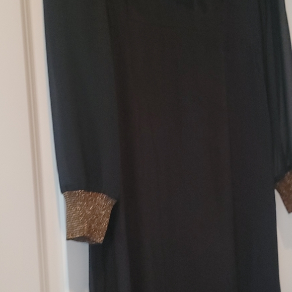 Just Female Sheer Black Maxi Dress - Picture 4 of 5